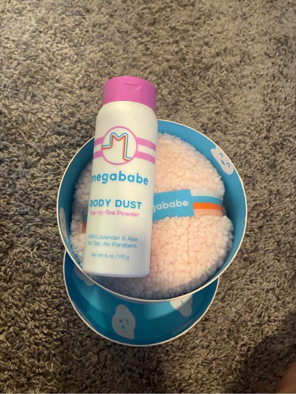 megababe Pink Body Dust Top-to-Toe Powder